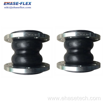 Flanged pipe flexible bellow expansion hose joint